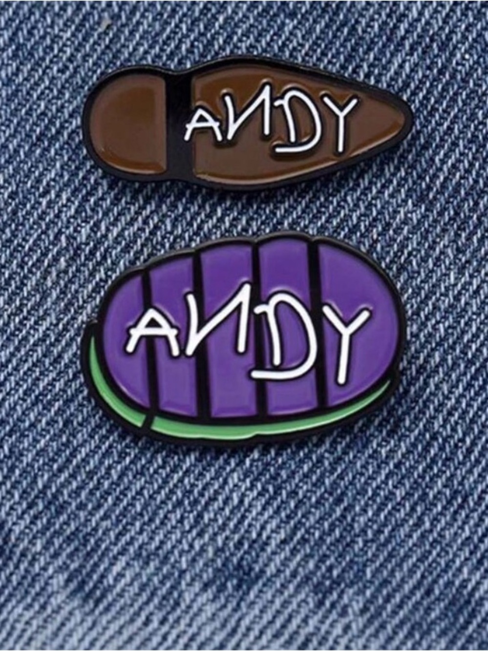 Toy Story Andy Woody & Buzz Enamel pins